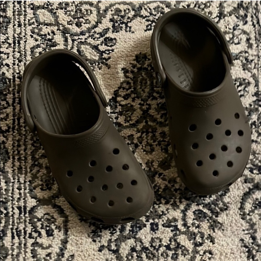 Crocs clog slides - Dark Grey